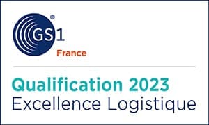 Qualification 2023 Excellence logistique par GS1 France