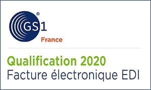 Qualification 2020 facture électronique EDI par GS1 France