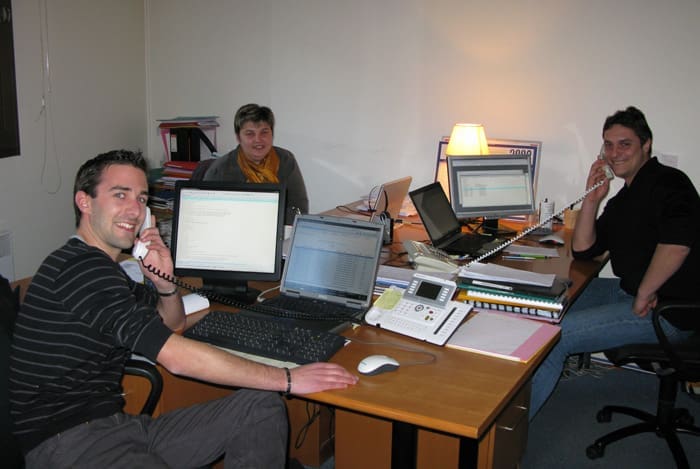 L'équipe TX2 CONCEPT dans nos anciens locaux.